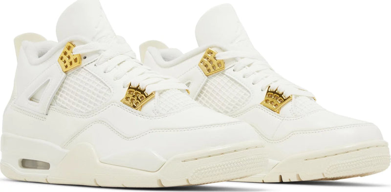 Wmns Air Jordan 4 Retro 'Metallic Gold'